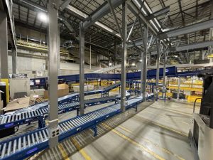 Distribution center conveyor installation by MJ Nester